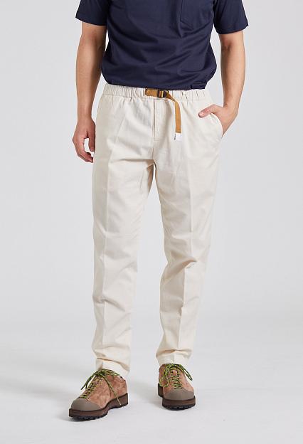 White Sand Greg Regular Fit Cotton Linen Off White